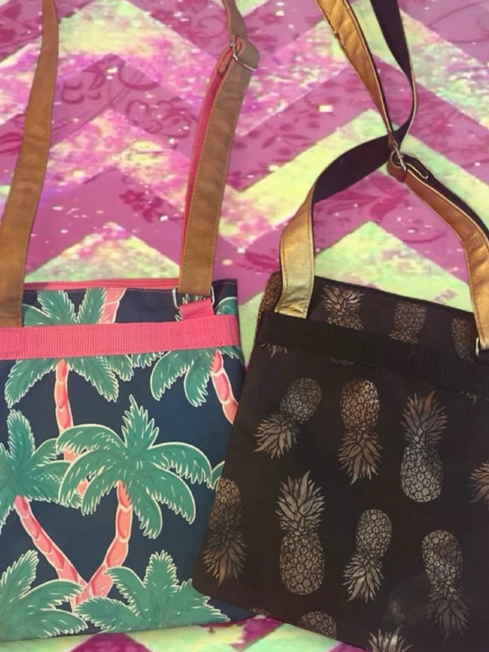 two simply southern crossbody bags with summer designs - Picture 2 of 6